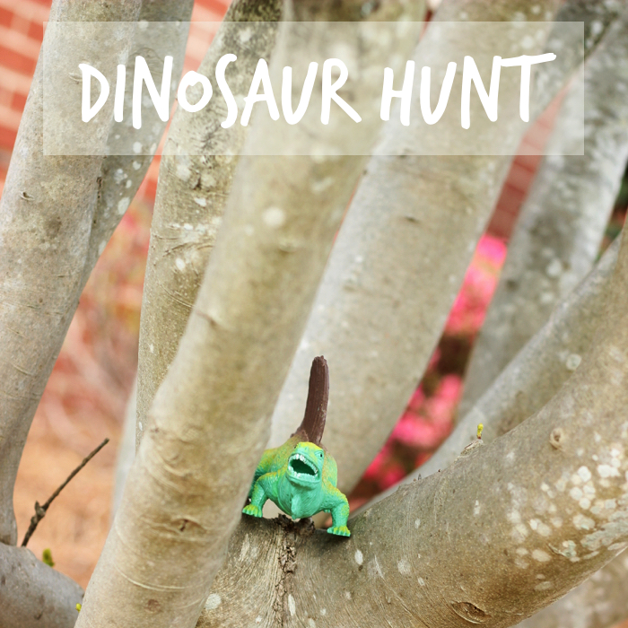 dinosaur hunt for preschoolers